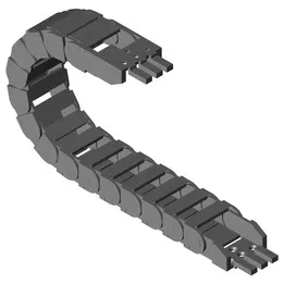 “zipper” e-chain – for fast adding and removal of cables