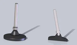 Movable adjustable Leveling foot