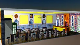 SHAWARMA RESTAURANT MIDDLE-EAST STYLE