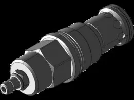 Pilot-operated, balanced poppet relief valve - RPISLAN