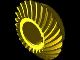 90° Helical bevel gear