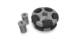 58mm Plastic Omni Wheel with Lego motor, BO(TT) motor & Servo Couplings