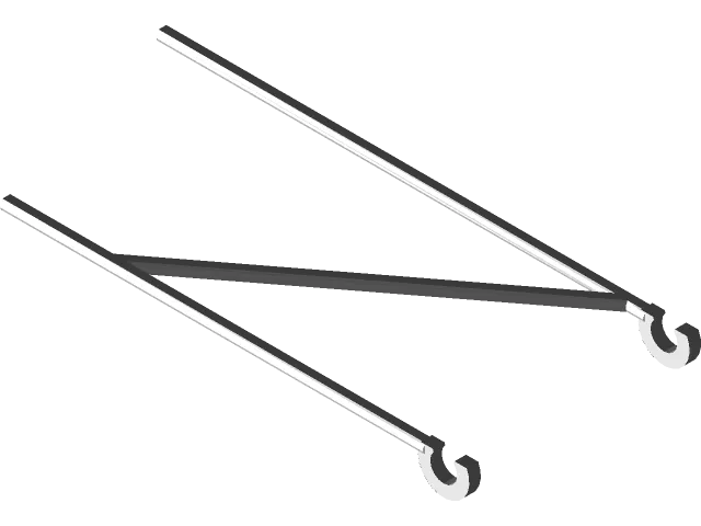Catenary mast for model railway (1:32, openRailway) — Image 3 of 5
