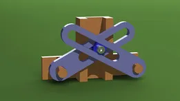 Double slider Opposite Rotary motion mechanism
