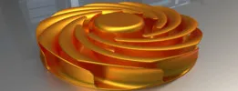 GPU blower style cooler impeller design