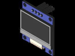 0.9 inch I2C OLED 128×64 Display Module