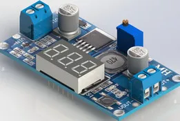 LM2596 Buck Converter 4.0~40 to 1.3-37V Adjustable Step-Down Power Module with LED Display Volt meter