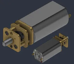 Detailed 6V 400 RPM Micro DC Gear Motor – Complete Gearbox Assembly