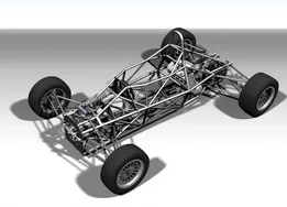 Formula car full chassis