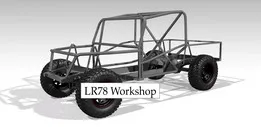 Tomcat Motorsport 100" Land Rover Range Rover offroad chassis corriged corrected width