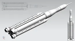 NASA Artemis Space Launch System (SLS) Rocket