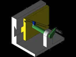 Rotary to Linear motion mechanism in SolidWorks