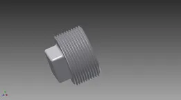 1 1/4" PVC PLUG, Square Head