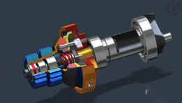 Radio remote control car model, centrifugal clutch. Scale 1:8