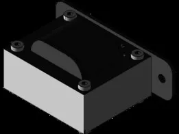 EI57 CRGO Audio Output Transformer – 3D CAD STEP Model