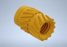 M3 set of insert nuts with chevron slots d4.6mm