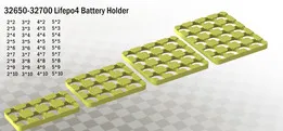 32650-32700 Lifepo4 Battery Holder/Guide for 2s/3s/4s/5s