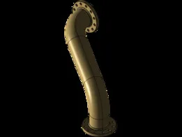 Double Flanged 90° Pipe Elbow