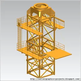 TOWER CRANE -Crane climbing segment-