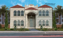 Amazing Qatar Villa Design , Dubai classic villa elevation, Kuwait villa , Saudi arabian Villa Exterior, Muscat Oman Villa in Classic front view