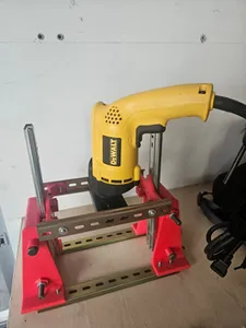 Press for Drill and Soldering Iron to Install Heat-Set Inserts — Proof of Concept