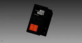 240 AC power socket with fuse and switch