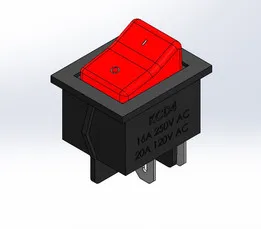 KCD4 Rocker Switch 4 PIN