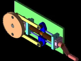 Screw-Type Mechanism Of A Rotary Disk