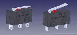 KW11-3Z hinge lever limit switch 20x10x7 mm