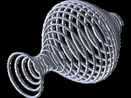 spiral spring (variable diameter