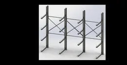 A stand for metal sheets, pipes, and others -assemble and reassemble-