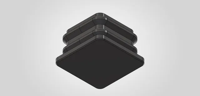 End Cap for 30x30x2 mm Square Tube — Image 2 of 4