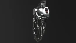 Mechanically actuated hydraulic disc brake