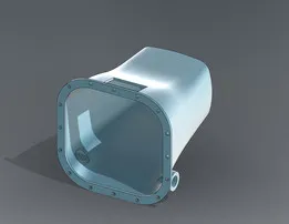 AISI 304 Loft & Shell Part | Multi-Feature SolidWorks Component