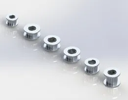 GT2 Timing Idler Pulley 16/20 With Teeth, Bore 3/4/5/8 mm for GT2 Belt Width 6/10 mm