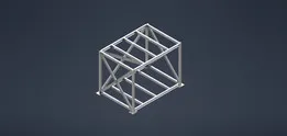 Industrial Compressor Support Structure - Frame Analysis & Real-World Manufacturing