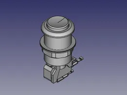 Arcade Button Happy Style