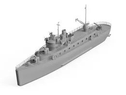3D Printable RC Ship - USS Barnegat (AVP-10)