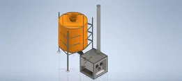 Mechanical grains dryer