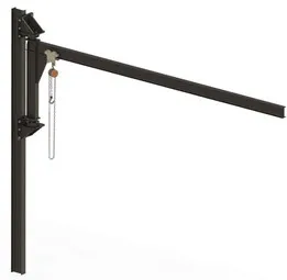 Wall mounted PIVOTABLE CRANE 1T