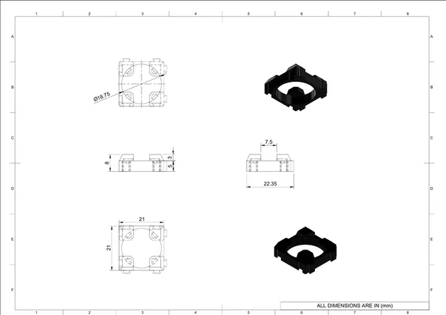 Modular 18650 Battery Holder System | Expandable Battery Pack Spacer — Фото 18 из 20