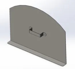 Damper for a stove/Заслонка для печки