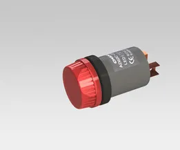 Red Panel-Mount Indicator Lamp