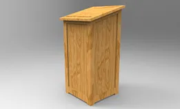 Slant podium