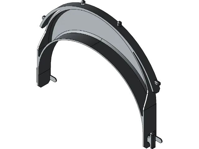 RC3 Compatible Face Shield for 0.8mm Nozzle - Closed Top — Image 8 of 18