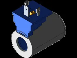 740 Series, 115 VAC 50/60 Hz, low-power coil with ISO/DIN 43650, Form A connector with TVS Diode - 740211L