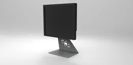 monitor bracket with imperial logo