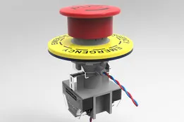 Emergency Stop button - built-in light