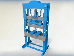 Bottle Jack Press and Bender - Prensa y plegadora hidráulica
