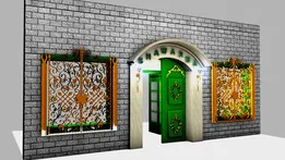 SHAWARMA RESTAURANT ENTRANCE